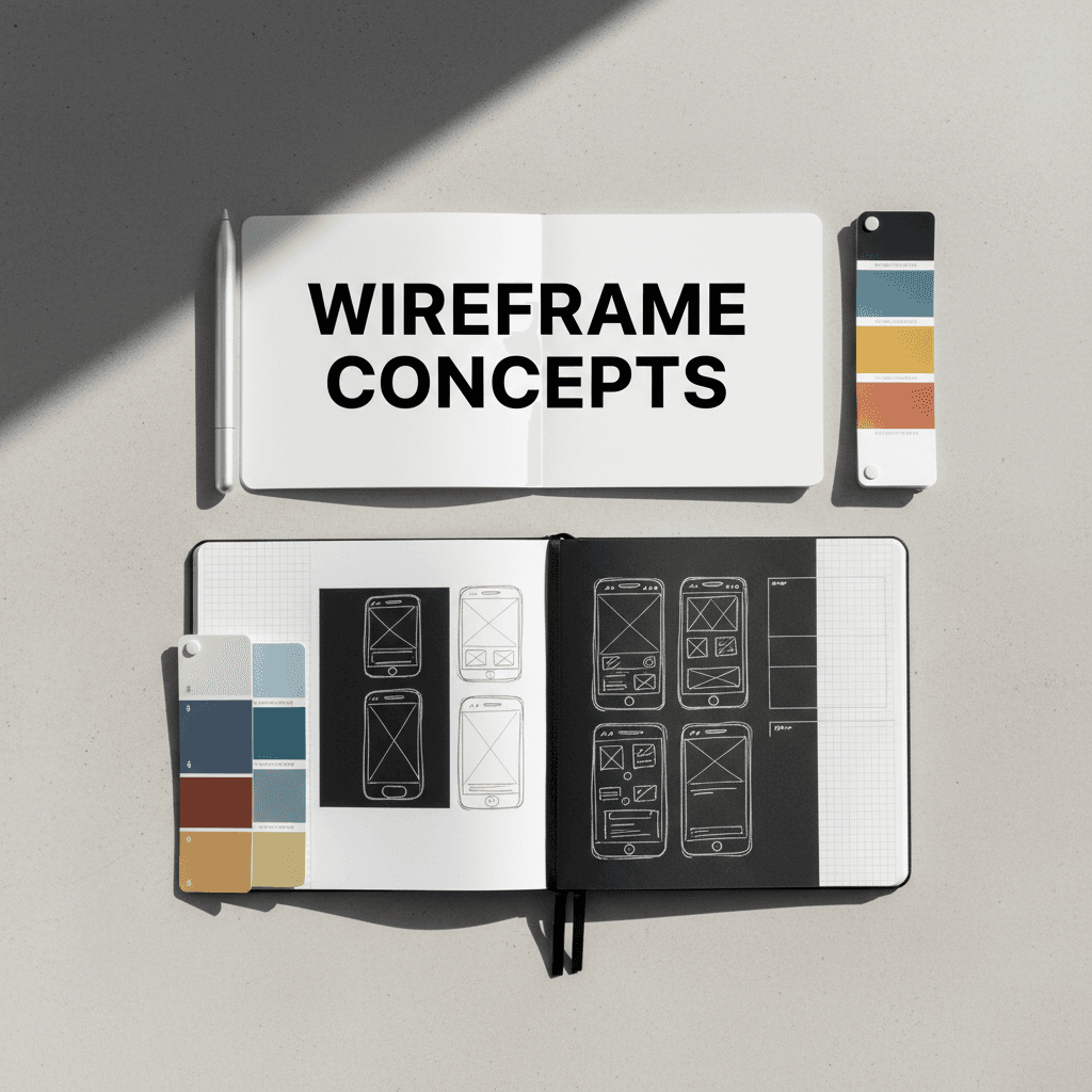 UI and UX design process